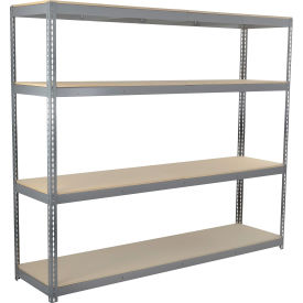 GoVets 4 Shelf Standard Duty Boltless Shelving Starter 96