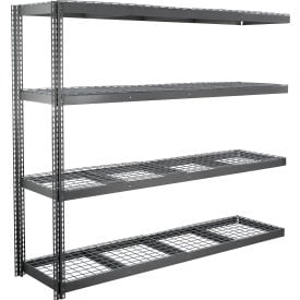 GoVets 4 Shelf Standard Duty Boltless Shelving Add On 96