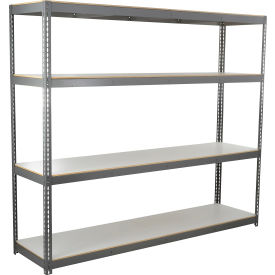 GoVets 4 Shelf Standard Duty Boltless Shelving Starter 96