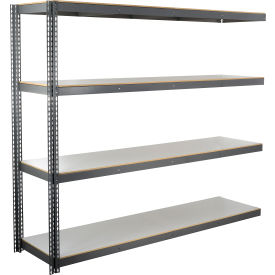 GoVets 4 Shelf Standard Duty Boltless Shelving Add On 96