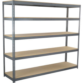 GoVets 5 Shelf Standard Duty Boltless Shelving Starter 96