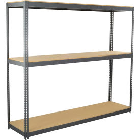 GoVets 2 Shelf Standard Duty Boltless Shelving Starter 96