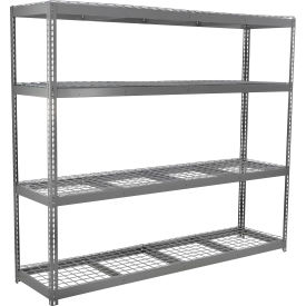 GoVets 4 Shelf Standard Duty Boltless Shelving Starter 96