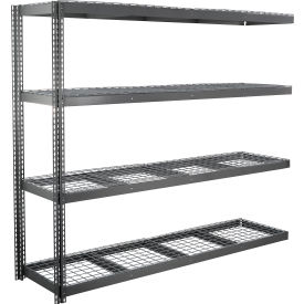 GoVets 4 Shelf Standard Duty Boltless Shelving Add On 96