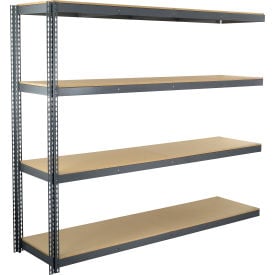 GoVets 4 Shelf Standard Duty Boltless Shelving Add On 96