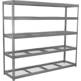 GoVets 5 Shelf Standard Duty Boltless Shelving Starter 96