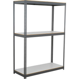 GoVets 3 Shelf Standard Duty Boltless Shelving Starter 96