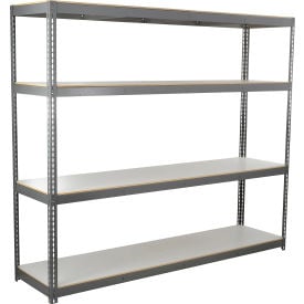 GoVets 4 Shelf Standard Duty Boltless Shelving Starter 96