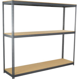 GoVets 3 Shelf Standard Duty Boltless Shelving Starter 96