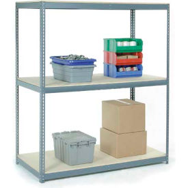 GoVets 3 Shelf Standard Duty Boltless Shelving Starter 96