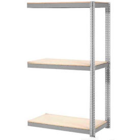 GoVets 3 Shelf Standard Duty Boltless Shelving Add On 72