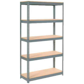 GoVets 5 Shelf Standard Duty Boltless Shelving Starter 48