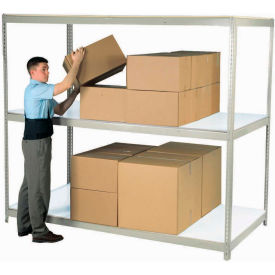 GoVets 3 Shelf Standard Duty Boltless Shelving Starter 96