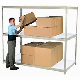 GoVets 3 Shelf Standard Duty Boltless Shelving Starter 96