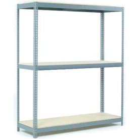 GoVets 3 Shelf Standard Duty Boltless Shelving Starter 72