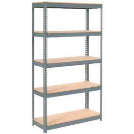 GoVets 5 Shelf Standard Duty Boltless Shelving Starter 48