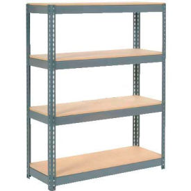GoVets 4 Shelf Standard Duty Boltless Shelving Starter 48