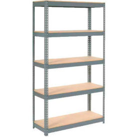 GoVets 5 Shelf Standard Duty Boltless Shelving Starter 48