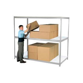 GoVets 3 Shelf Standard Duty Boltless Shelving Starter 48