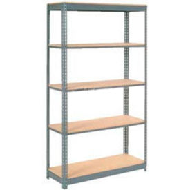 GoVets 5 Shelf Standard Duty Boltless Shelving Starter 48