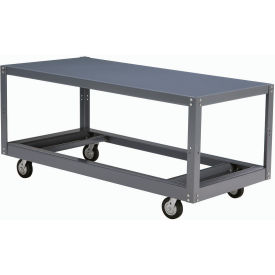 GoVets™ Mobile Steel Work Table 60 x 30 x 28