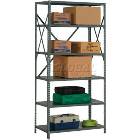 GoVets™ 6 Shelf Open Steel Shelving 48
