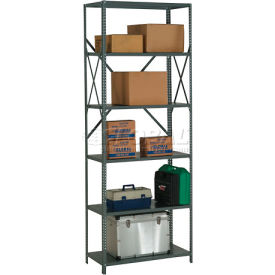 GoVets™ 6 Shelf Open Steel Shelving 48