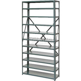 GoVets™ 10 Shelf Open Steel Shelving 36