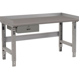 GoVets™ Workbench w/ Steel Square Edge Top & Drawer 72