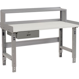 GoVets™ Workbench w/ Laminate Square Edge Top & Riser 48