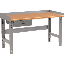 GoVets™ Workbench w/ Shop Top Safety Edge 72