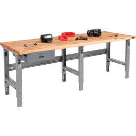 GoVets™ Workbench w/ Maple Square Edge Top & Drawer 96