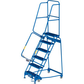 GoVets™ 6 Step Steel Rolling Ladder 24
