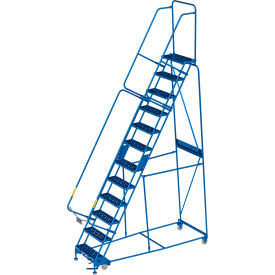 GoVets™ 12 Step Steel Rolling Ladder 24