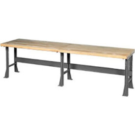 GoVets™ Extra Long Workbench w/ Maple Square Edge Top 120