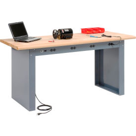 GoVets™ Panel Leg Workbench 72 x 30