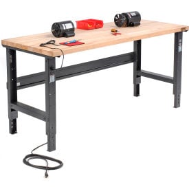 GoVets™ Adjustable Height Workbench 72 x 36