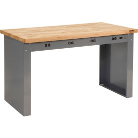 GoVets™ Extra Long Panel Leg Workbench 96 x 36