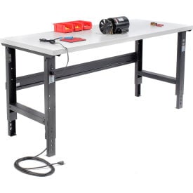 GoVets™ Adjustable Height Workbench 72 x 36