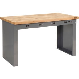 GoVets™ Panel Leg Workbench 60 x 30