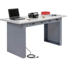 GoVets™ Panel Leg Workbench 60 x 30
