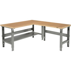GoVets™ L-Shaped Workbench 72 x 78