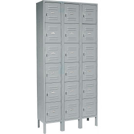 GoVets™ Capital® 6-Tier 18 Door Box Locker 36