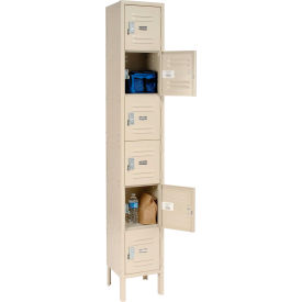 GoVets™ Capital® 6-Tier 6 Door Box Locker 12