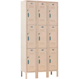 GoVets™ Capital® 3-Tier 9 Door Locker 36