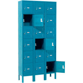 GoVets™ Capital® 6-Tier 18 Door Box Locker 36