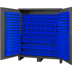 Durham Mfg.® Storage Bin Cabinet 264 Blue Hook-On Bins 72
