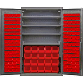 GoVets Configurable Bin & Shelf Cabinet 48