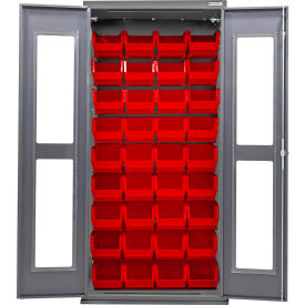GoVets Clear-View Configurable Bin Cabinet 36