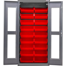 GoVets Clear-View Configurable Bin Cabinet 36